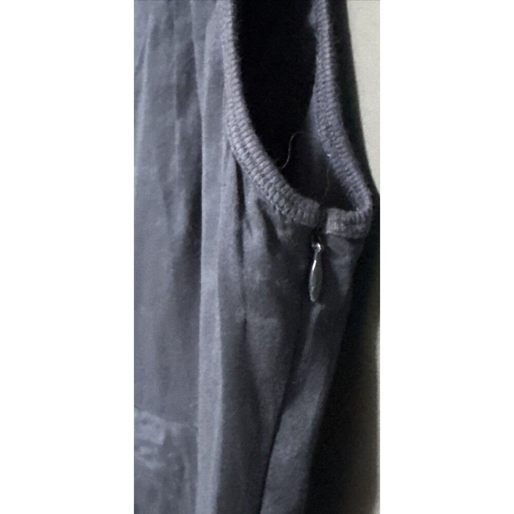 Brunello Cucinelli Blue Tunic Sleeveless V Neck Blouse S Quiet Luxury Cotton - Picture 10 of 14